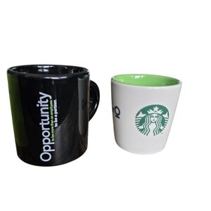 Starbucks‎ Opportunity Partner Mug & Conservation International Espresso Mug Set